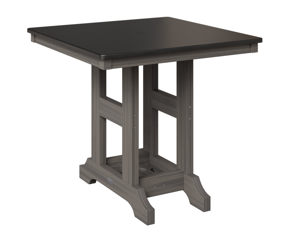 Garden Classic 33" x  33" Square Table - Hammered Top - Bar Height