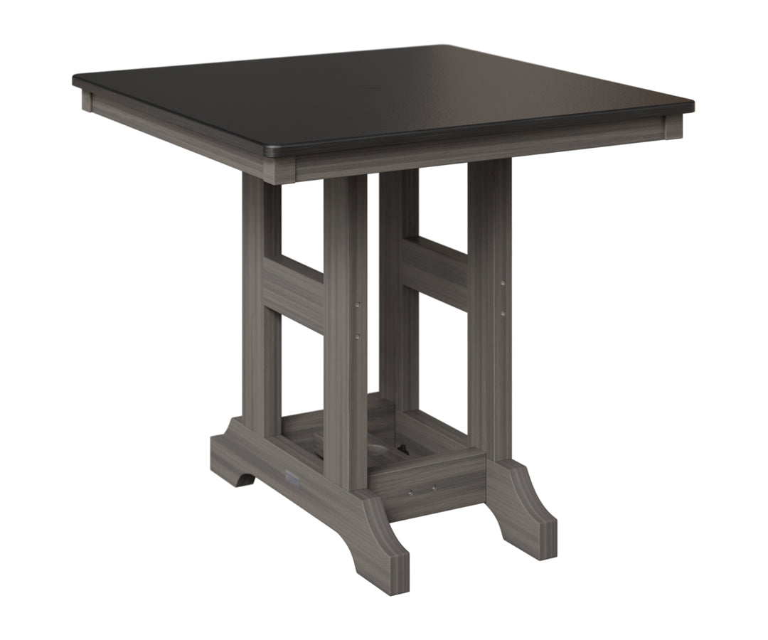Garden Classic 33" x  33" Square Table - Hammered Top - Counter Height