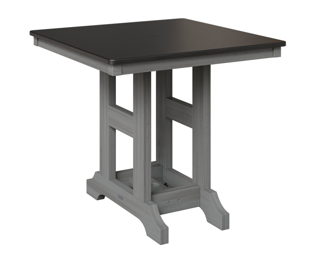 Garden Classic 33" x  33" Square Table - Hammered Top - Dining Height