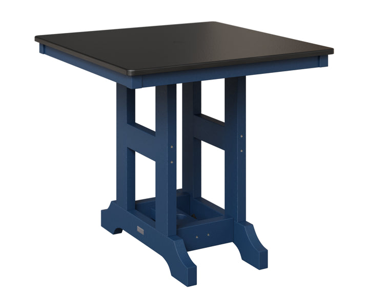 Garden Classic 33" x  33" Square Table - Hammered Top - Bar Height