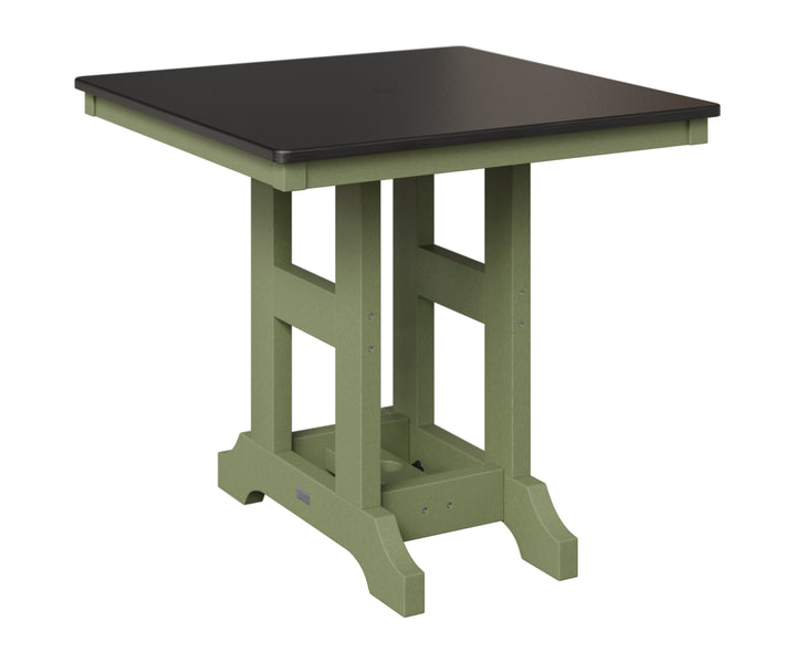 Garden Classic 33" x  33" Square Table - Hammered Top - Bar Height