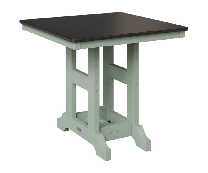 Garden Classic 33" x  33" Square Table - Hammered Top - Bar Height