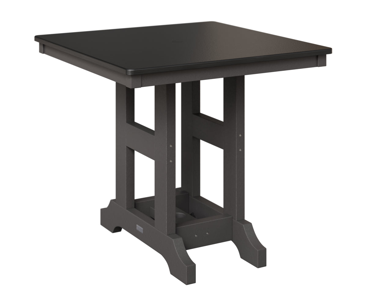 Garden Classic 33" x  33" Square Table - Hammered Top - Bar Height