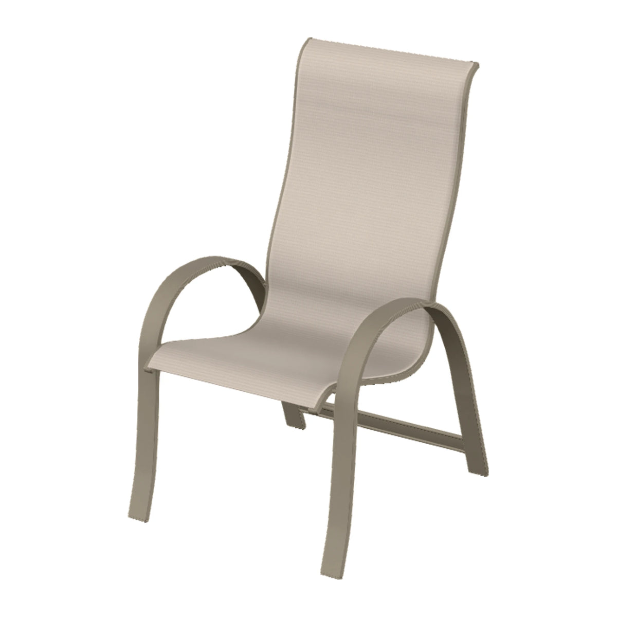 Aruba II Sling Supreme Height Armchair — Storm PC