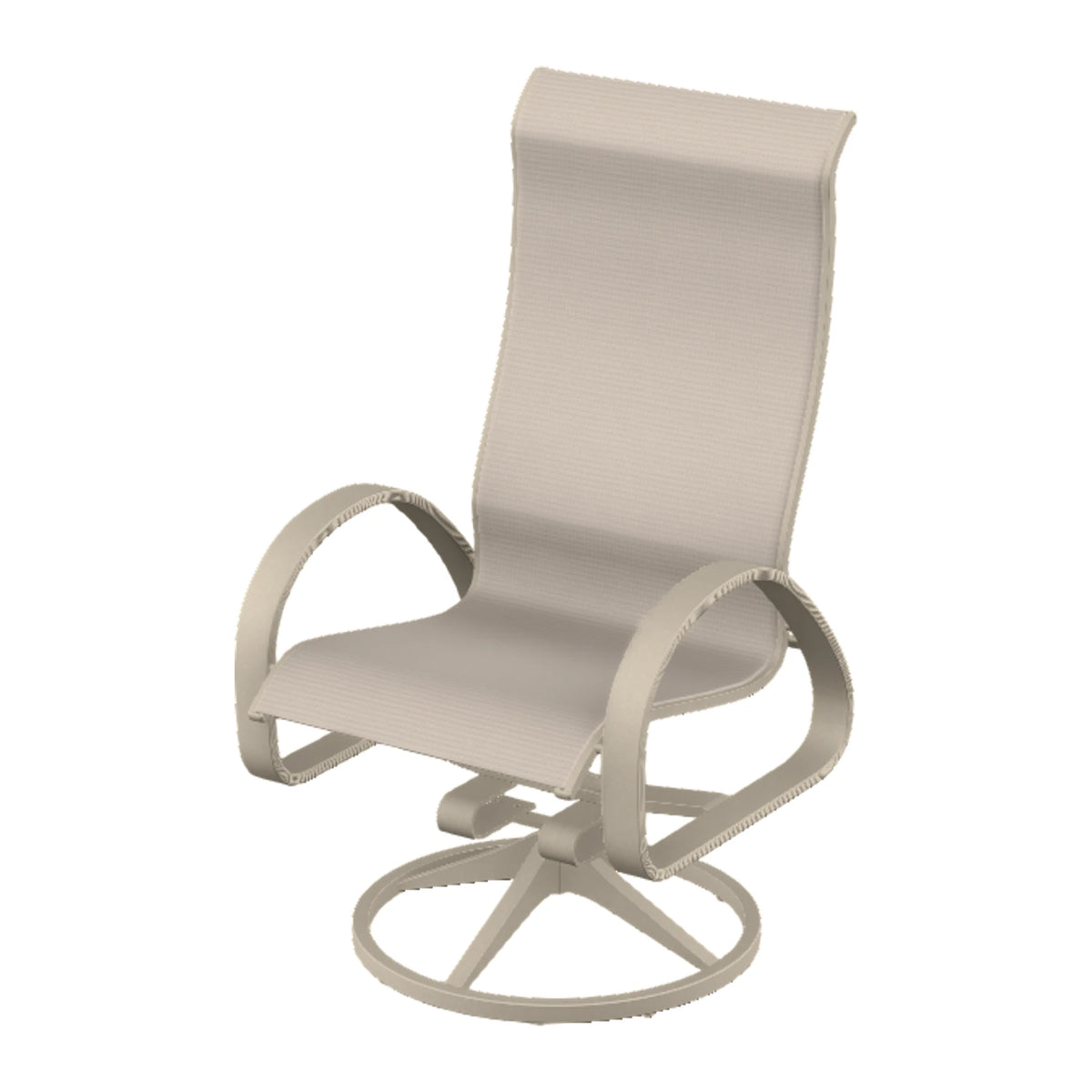 Aruba II Sling Supreme Height Swivel Rocker — Desert Sand PC