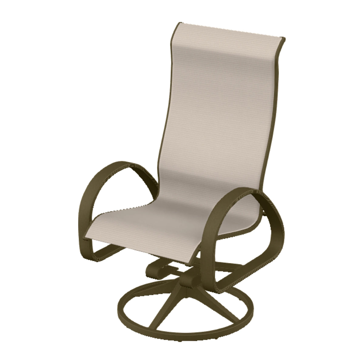 Aruba II Sling Supreme Height Swivel Rocker — Beachwood PC