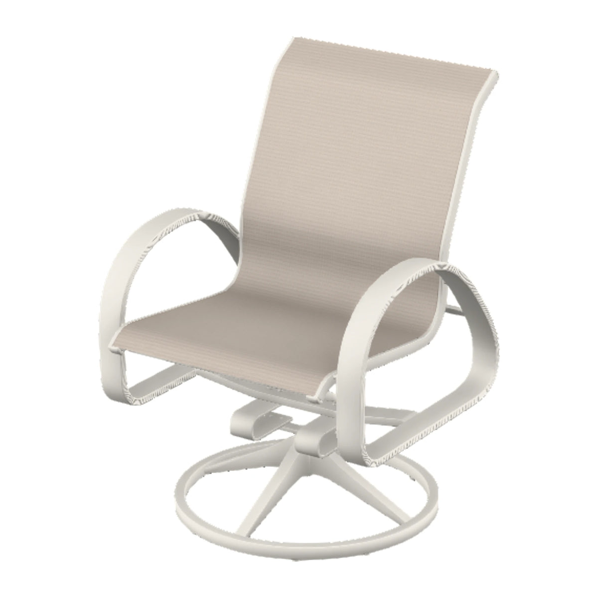 Aruba II Sling Swivel Rocker — Snow PC