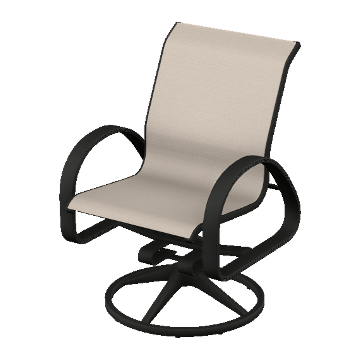 Aruba II Sling Swivel Rocker — Black PC