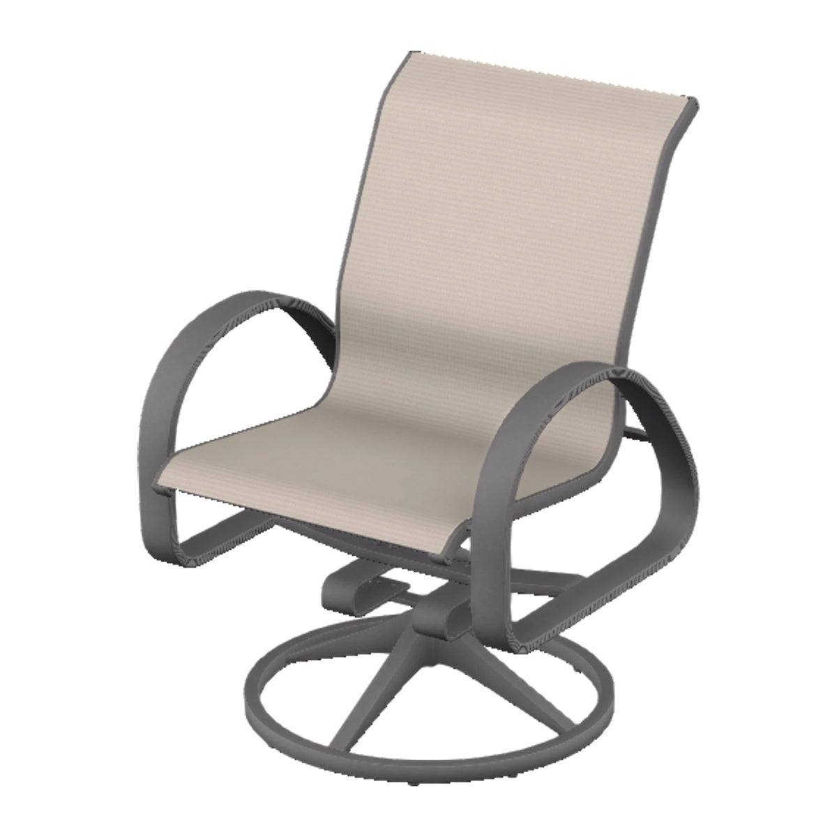 Aruba II Sling Swivel Rocker — Graphite Txt PC