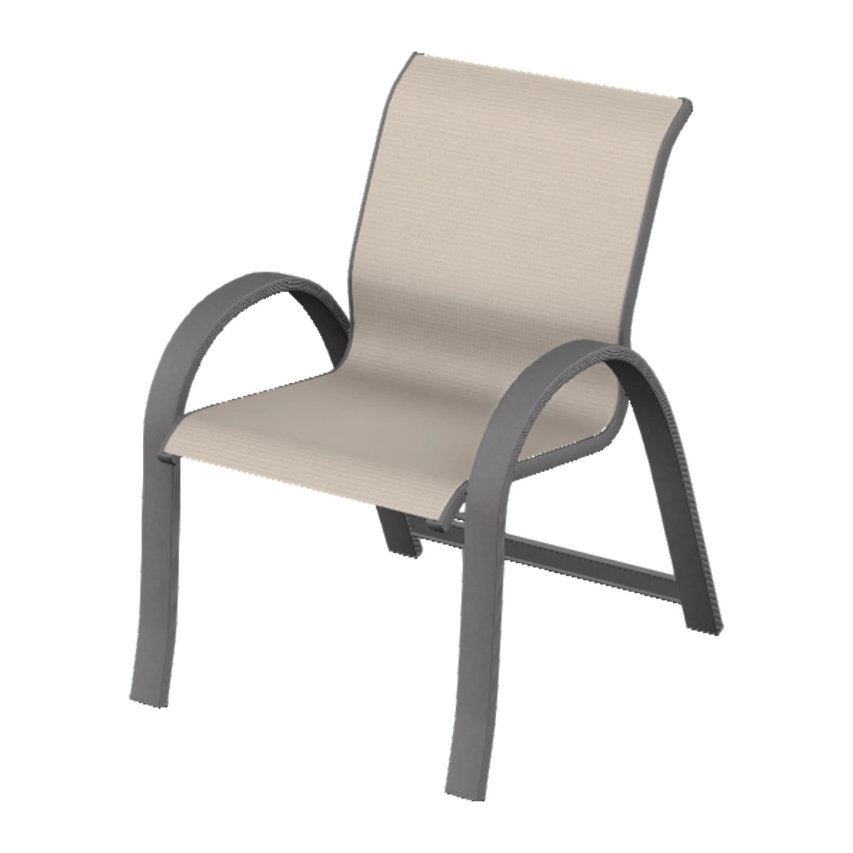 Aruba II Sling Armchair — Graphite Txt PC