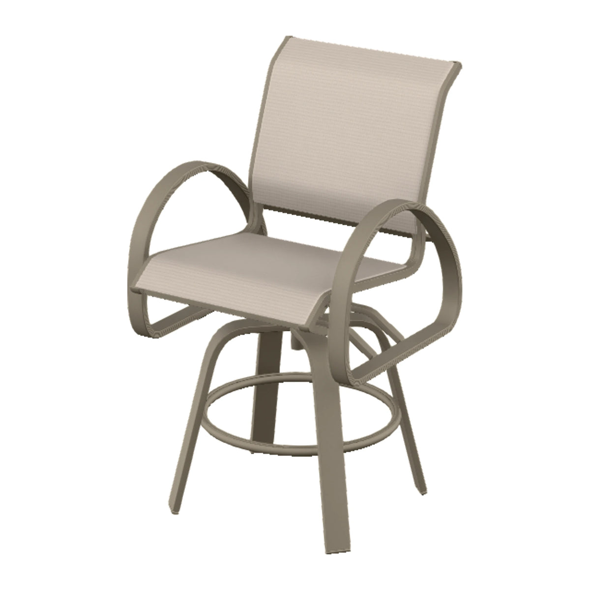 Aruba II Sling Balcony Swivel Chair — Storm PC