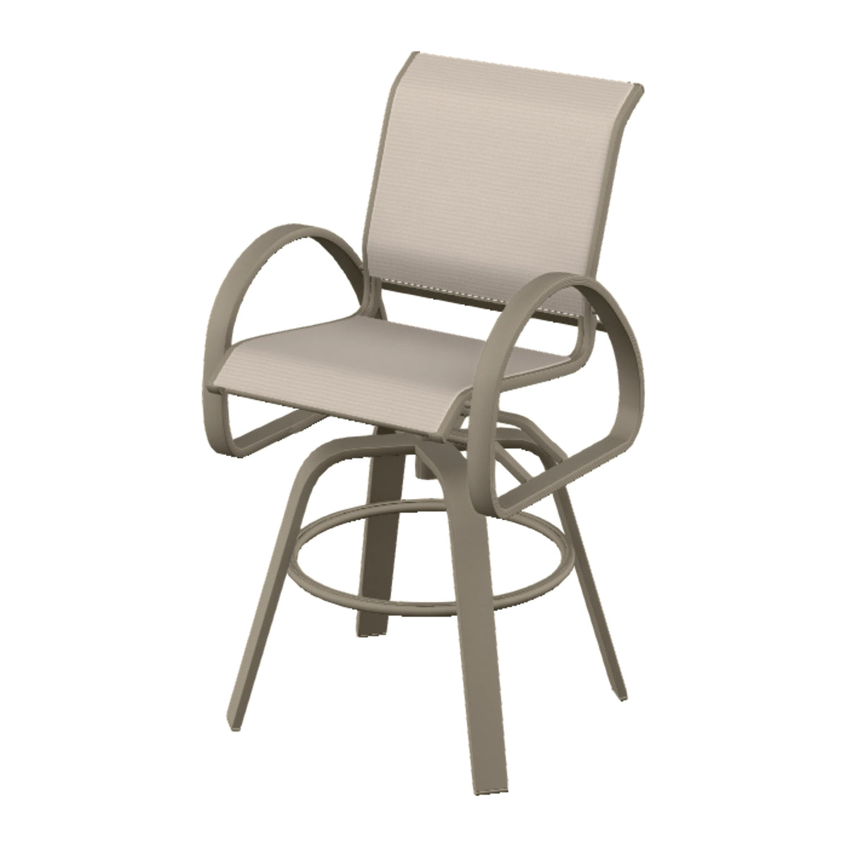 Aruba II Sling Bar Swivel Chair — Storm PC