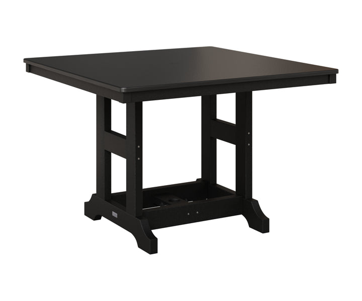 Garden Classic 44" Square Table - Hammered Top - Bar Height