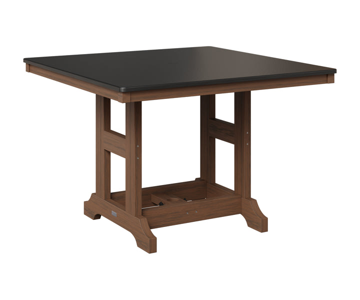 Garden Classic 44" Square Table - Hammered Top - Counter Height