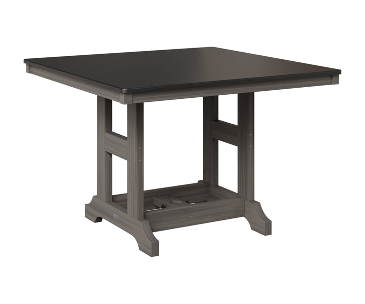 Garden Classic 44" Square Table - Hammered Top - Bar Height