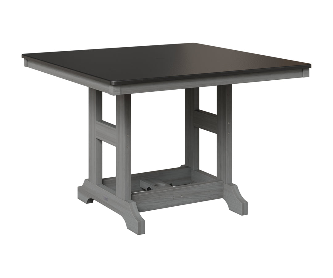 Garden Classic 44" Square Table - Hammered Top - Dining Height