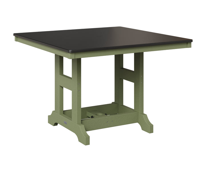 Garden Classic 44" Square Table - Hammered Top - Counter Height