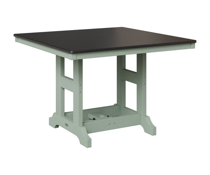 Garden Classic 44" Square Table - Hammered Top - Counter Height