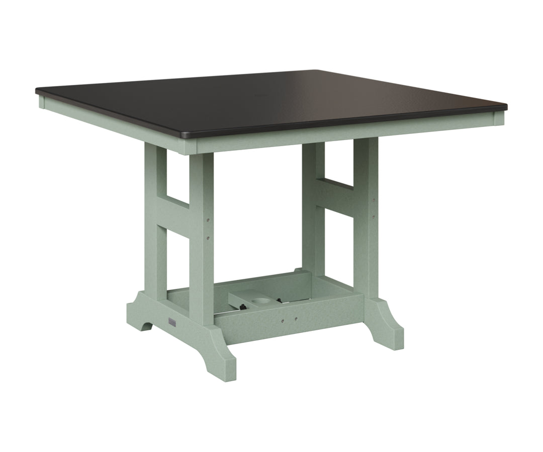 Garden Classic 44" Square Table - Hammered Top - Dining Height