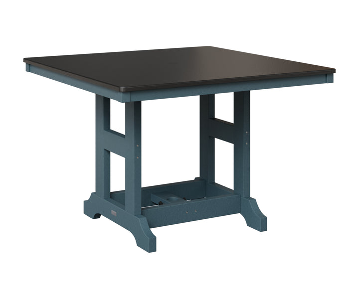 Garden Classic 44" Square Table - Hammered Top - Dining Height