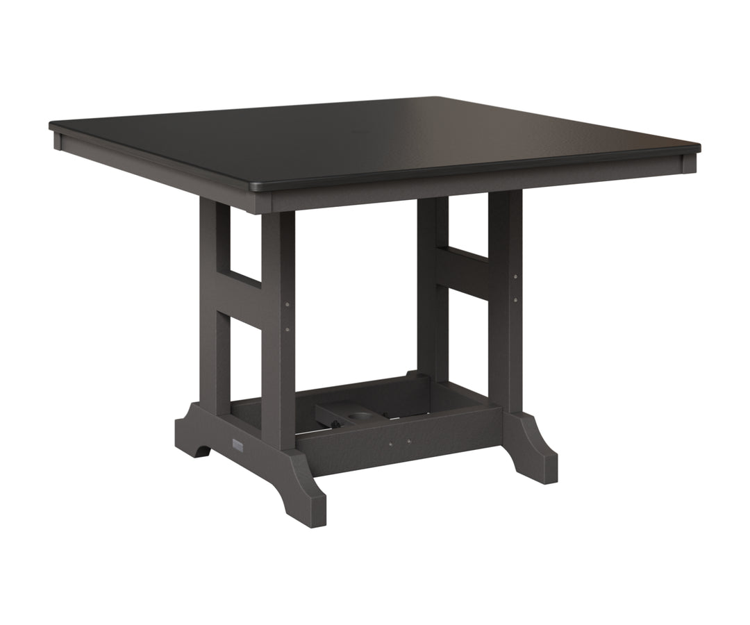 Garden Classic 44" Square Table - Hammered Top - Dining Height