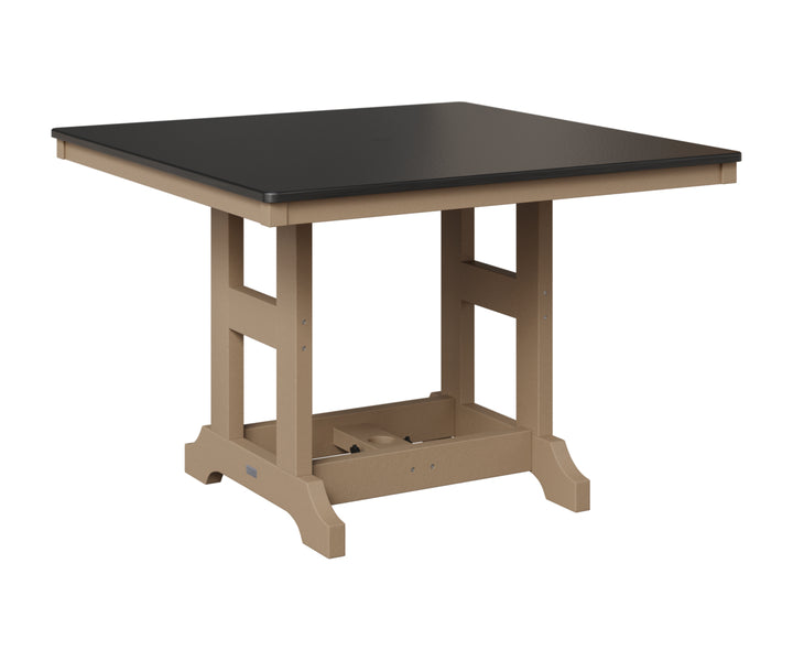 Garden Classic 44" Square Table - Hammered Top - Dining Height