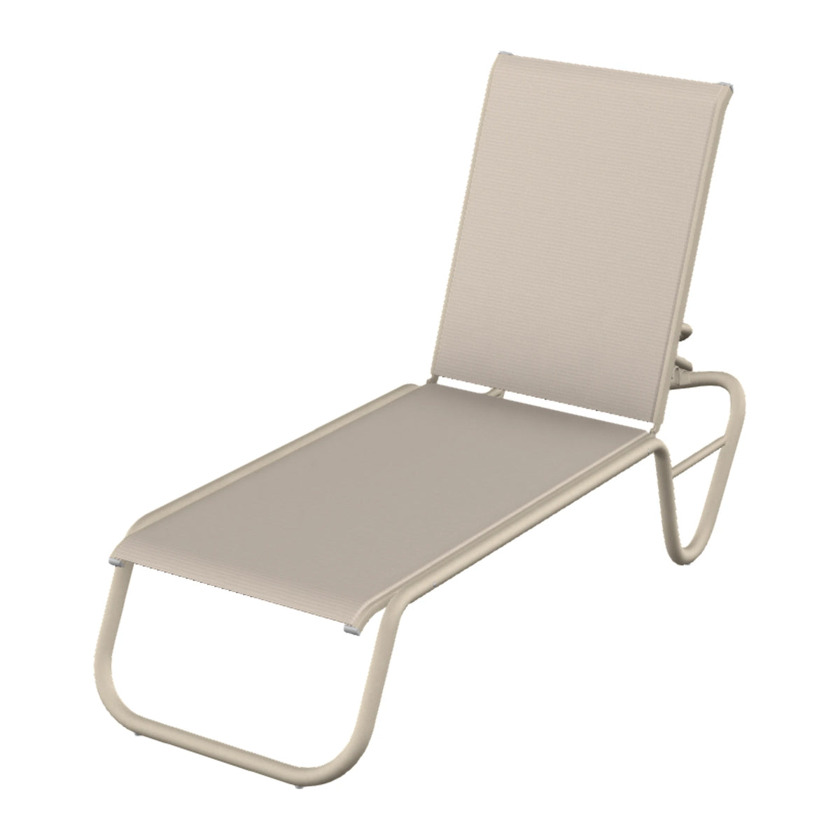 Gardenella Sling Armless Chaise — Desert Sand PC