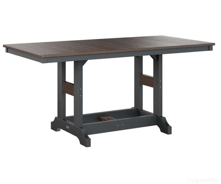 Garden Classic 33" x 66" Rectangular Table - Bar Height