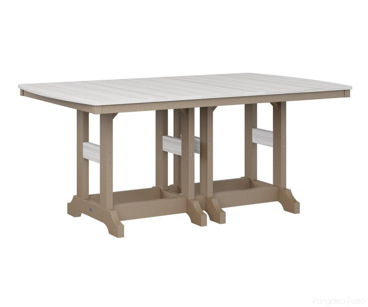 Garden Classic 44" x 72" Rectangular Table - Counter Height