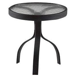 18" Deluxe Acrylic Round Side Table