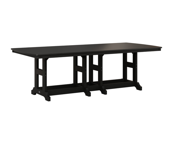 Garden Classic 44" x 96" Rectangular Table - Hammered Top - Dining Height