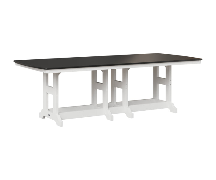 Garden Classic 44" x 96" Rectangular Table - Hammered Top - Bar Height
