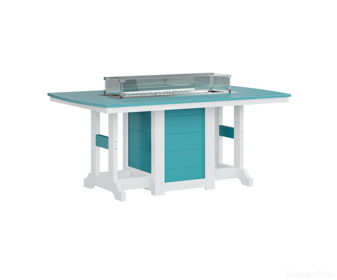 Garden Classic 44" x 72" Rectangular Fire Table - Counter Height
