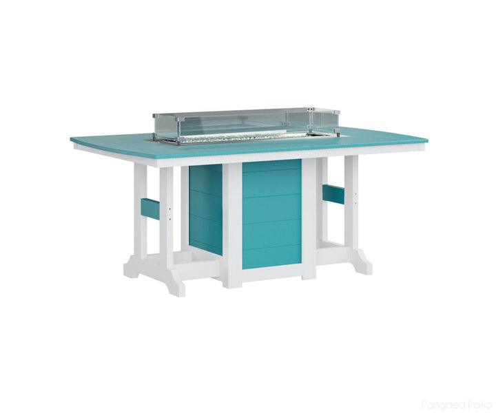 Garden Classic 44" x 72" Rectangular Fire Table - Counter Height
