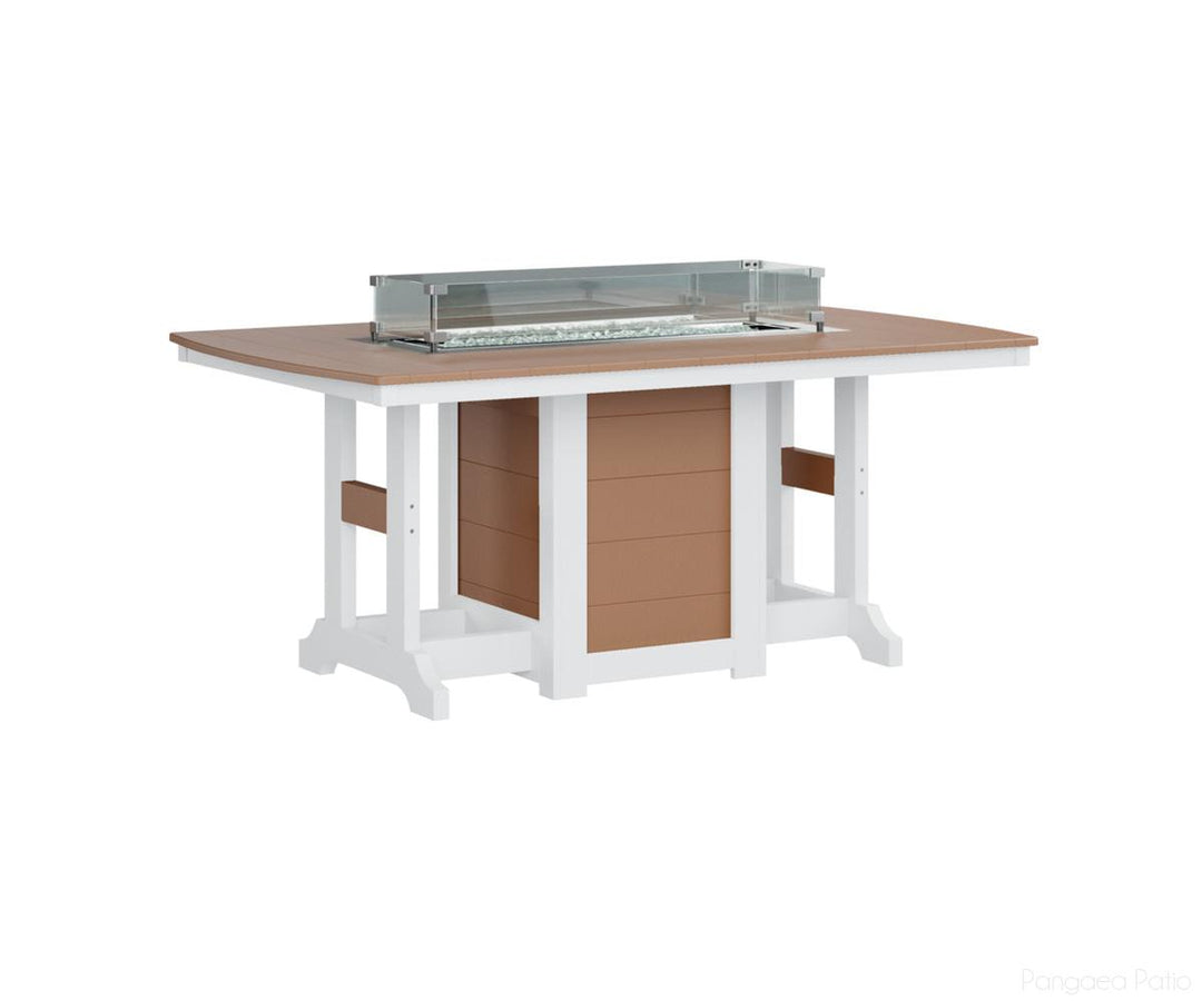 Garden Classic 44" x 72" Rectangular Fire Table - Counter Height