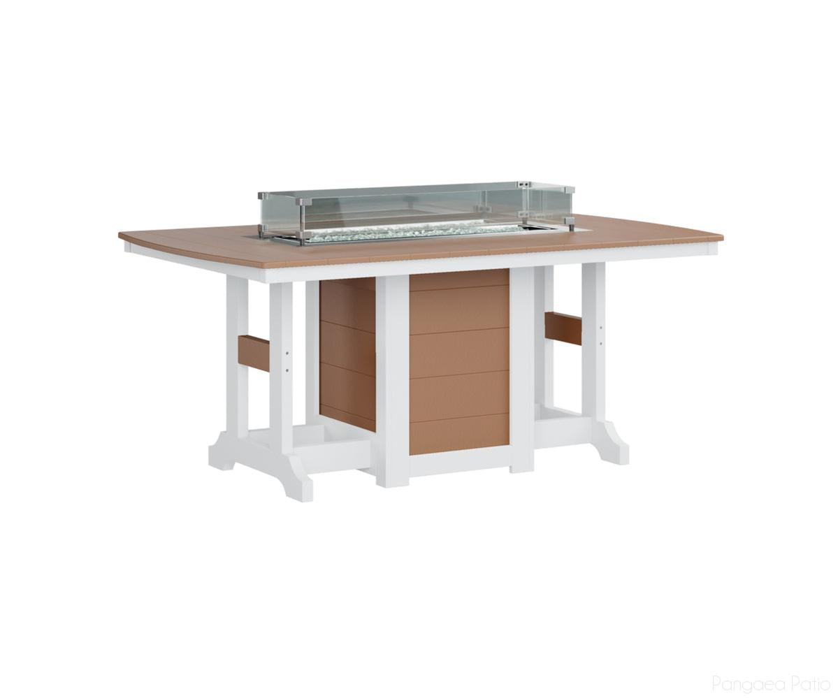 Garden Classic 44" x 72" Rectangular Fire Table - Counter Height