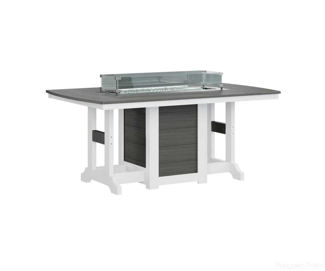 Garden Classic 44" x 72" Rectangular Fire Table - Counter Height