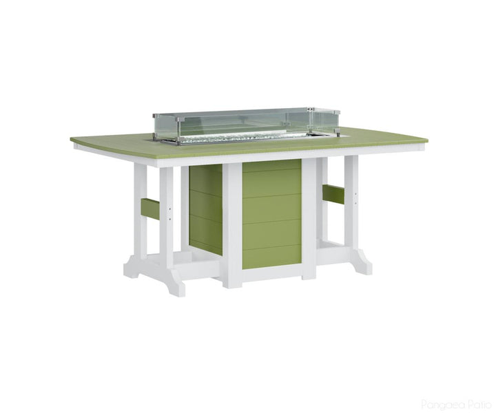Garden Classic 44" x 72" Rectangular Fire Table - Bar Height