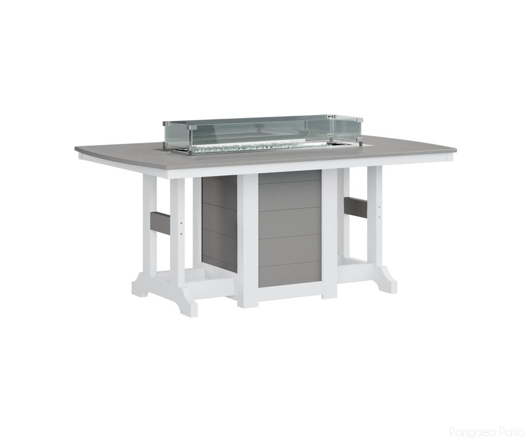 Garden Classic 44" x 72" Rectangular Fire Table - Counter Height