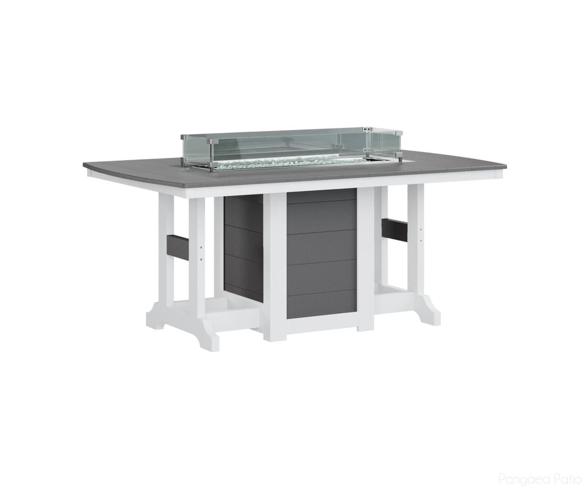 Garden Classic 44" x 72" Rectangular Fire Table - Counter Height