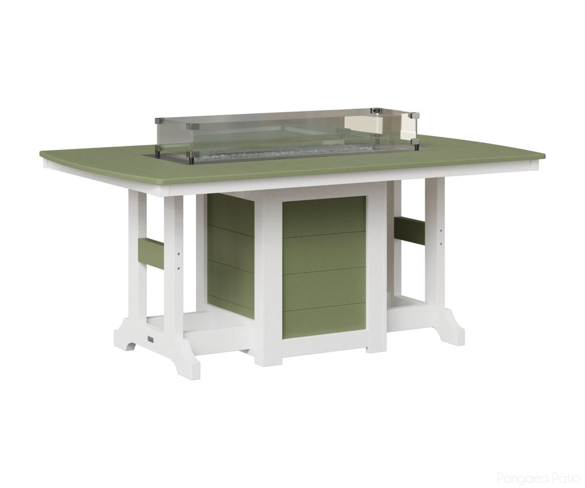 Garden Classic 44" x 72" Rectangular Fire Table - Counter Height