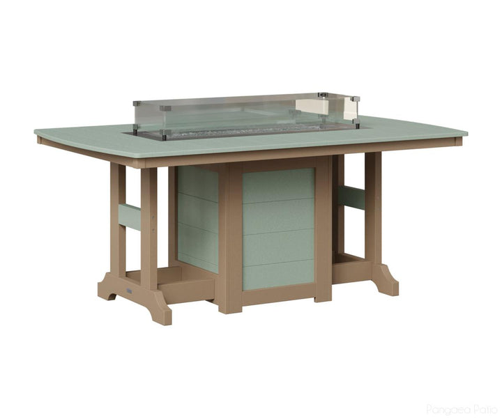 Garden Classic 44" x 72" Rectangular Fire Table - Counter Height