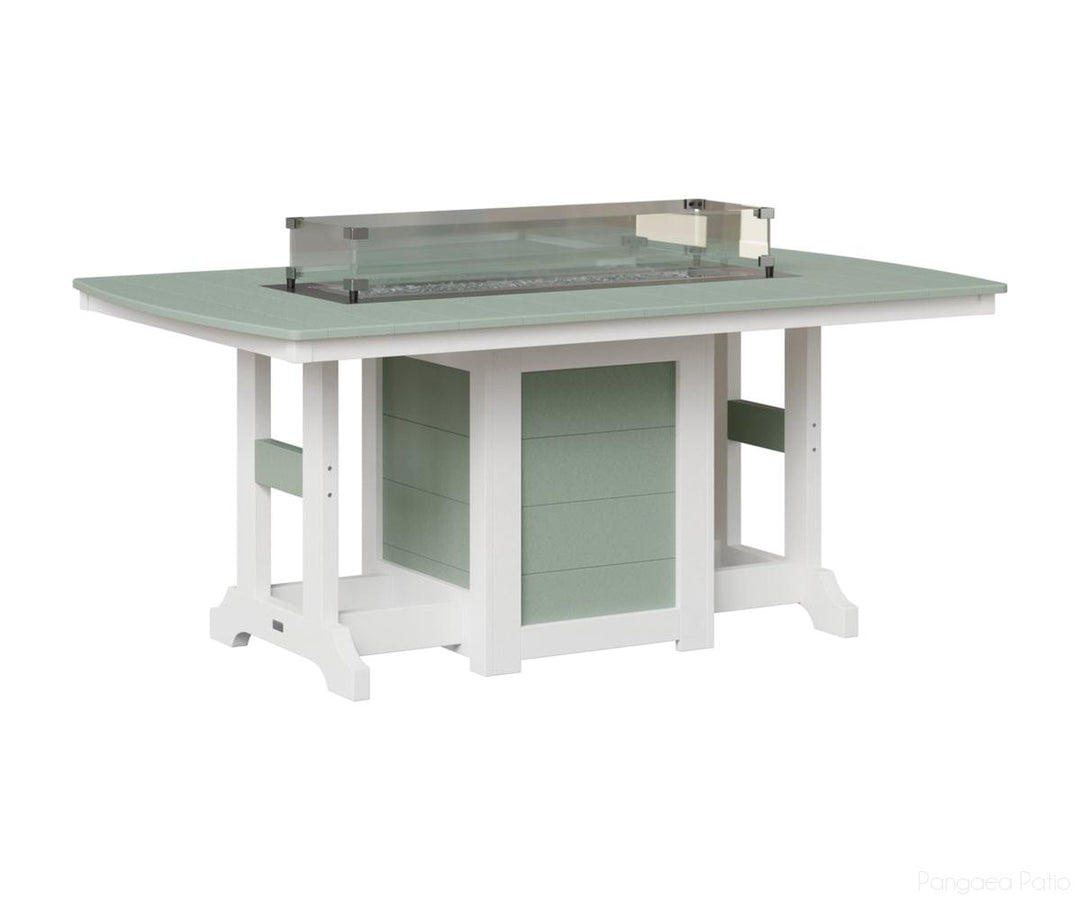 Garden Classic 44" x 72" Rectangular Fire Table - Bar Height