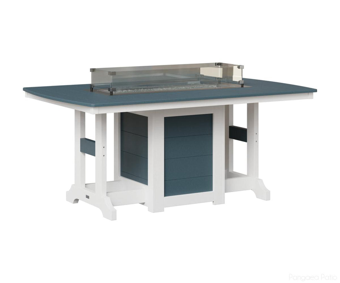 Garden Classic 44" x 72" Rectangular Fire Table - Counter Height
