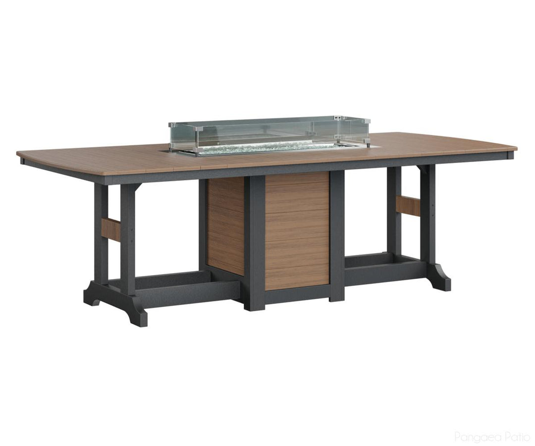Garden Classic 44" x 96" Rectangular Fire Table - Counter Height