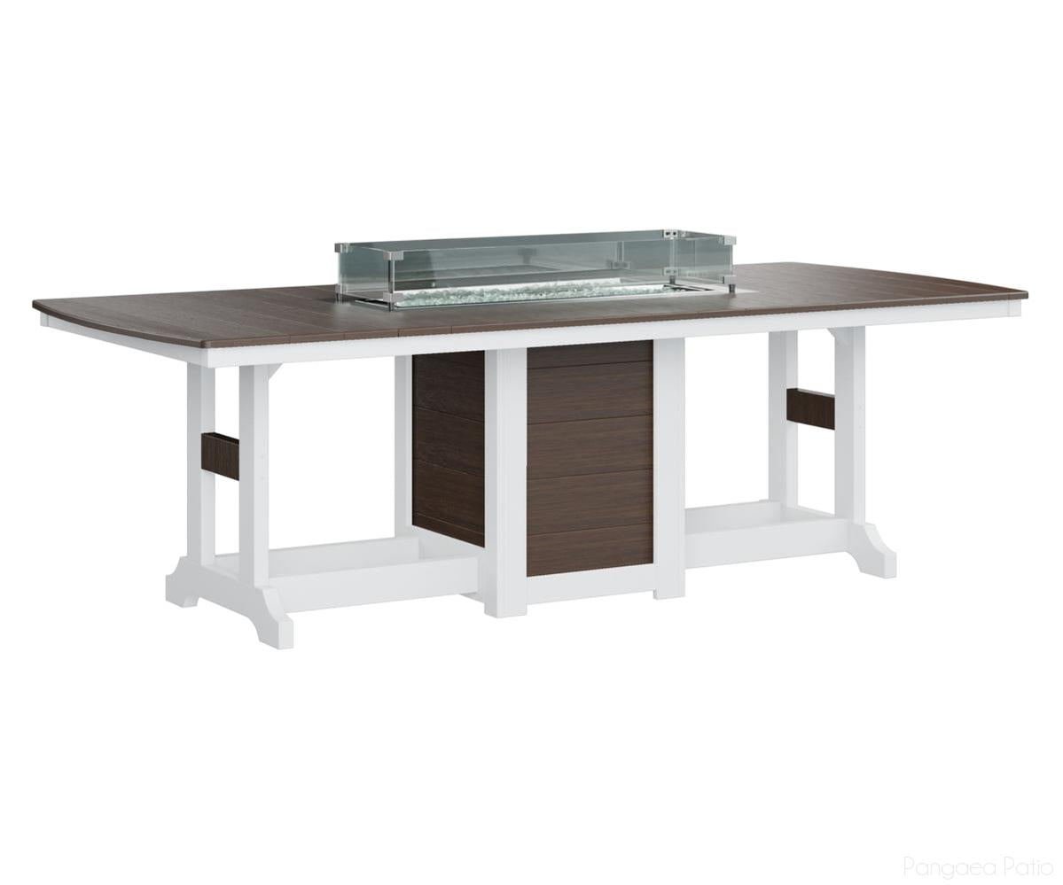Garden Classic 44" x 96" Rectangular Fire Table - Counter Height