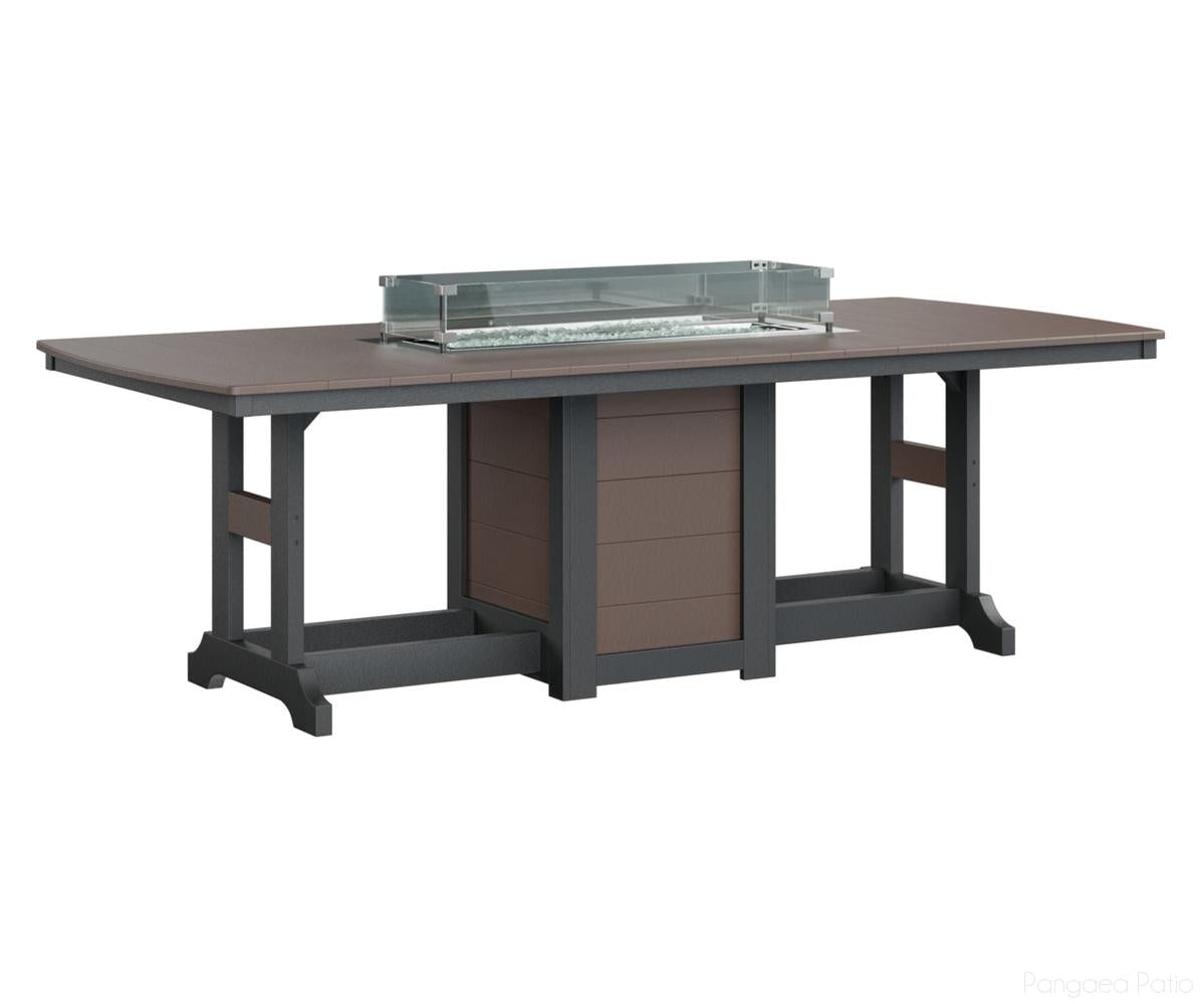 Garden Classic 44" x 96" Rectangular Fire Table - Counter Height
