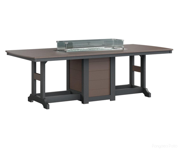 Garden Classic 44" x 96" Rectangular Fire Table - Counter Height