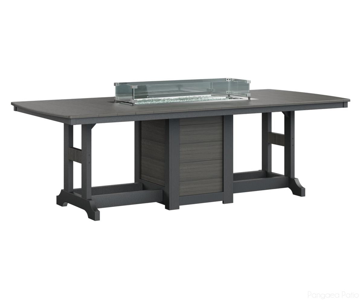 Garden Classic 44" x 96" Rectangular Fire Table - Counter Height