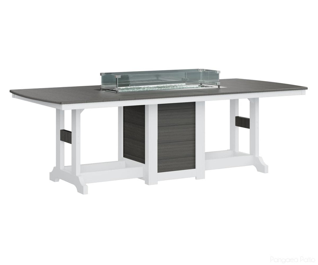 Garden Classic 44" x 96" Rectangular Fire Table - Bar Height